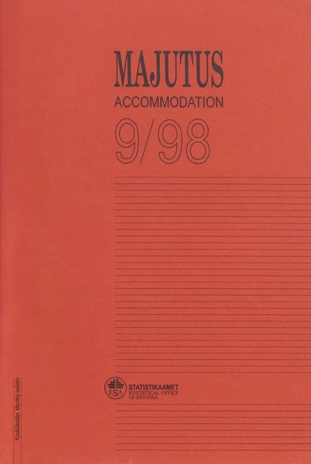 Majutus : kuubülletään = Accommodation : monthly bulletin ; 9 1998-11