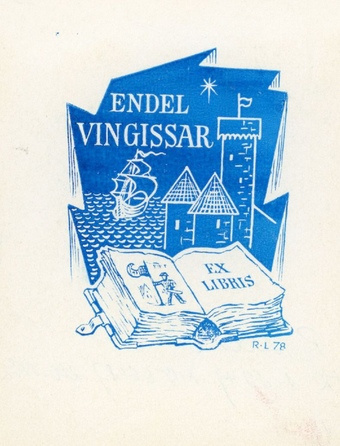 Endel Vingissar ex libris 