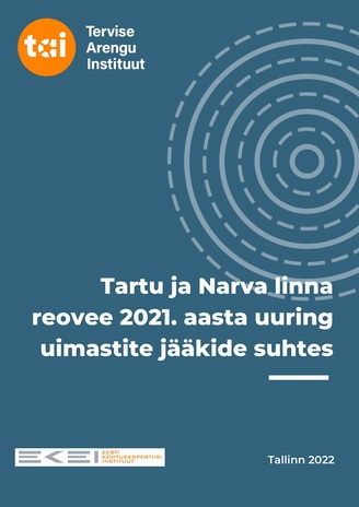 Tartu ja Narva linna reovee 2021. aasta uuring uimastite jääkide suhtes : uuringu kokkuvõte 