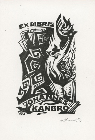 Ex libris Johannes Kangro 