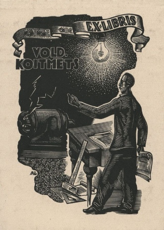 Ex libris Vold. Koitmets 