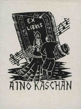Ex libris Aino Kaschan 
