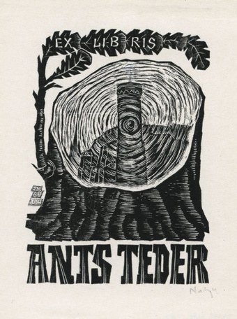 Ex libris Ants Teder 
