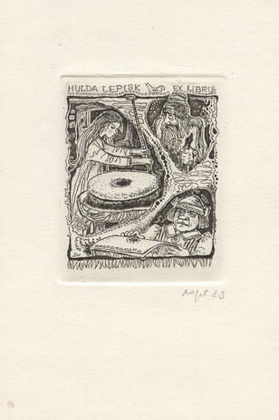 Hulda Lepisk ex libris 