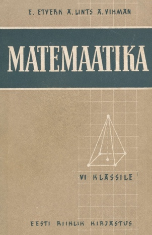 Matemaatika VI klassile