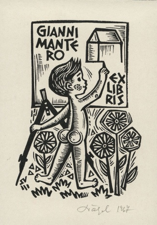 Gianni Mantero ex libris 