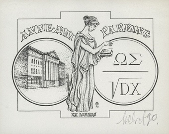 Anne-Mai Parring ex libris 