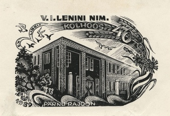 V. I. Lenini nim. kolhoos 40 : ex libris 