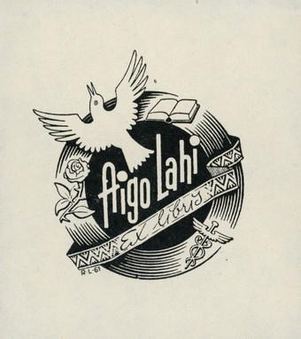 Aigo Lahi ex libris 