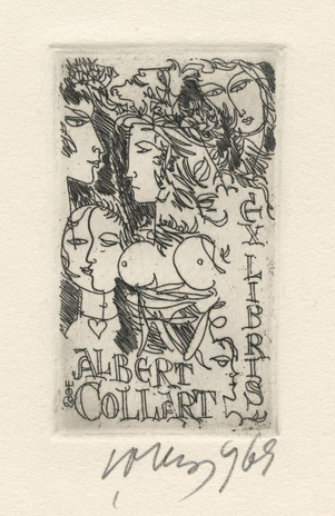 Ex libris Albert Collart 
