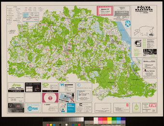 Põlva maakonna turismikaart