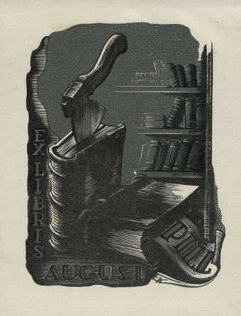 Ex libris August Pill 