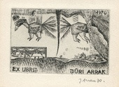 Ex libris Jüri Arrak 1970 