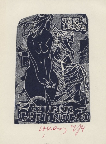 Ex libris Gerd Neggo 