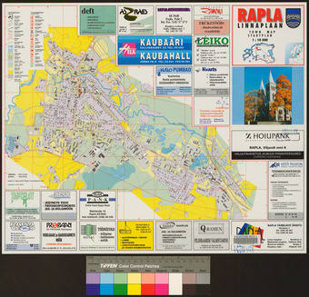 Rapla : linnaplaan = town map = Stadtplan 