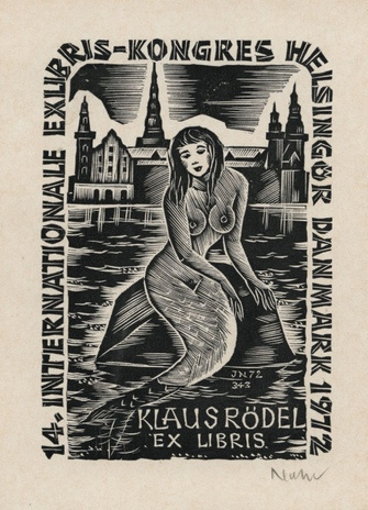 Klaus Rödel ex libris 
