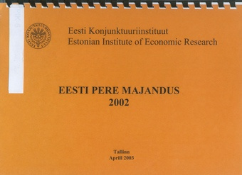 Eesti pere majandus 2002 ; 04-2003