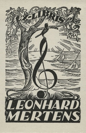 Ex-libris Leonhard Mertens 