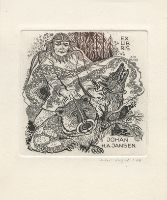 Ex libris Johan H. A. Jansen 