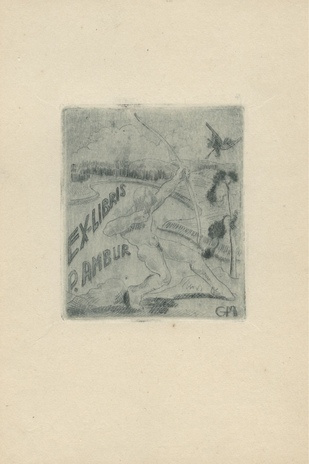 Ex-libris P. Ambur 