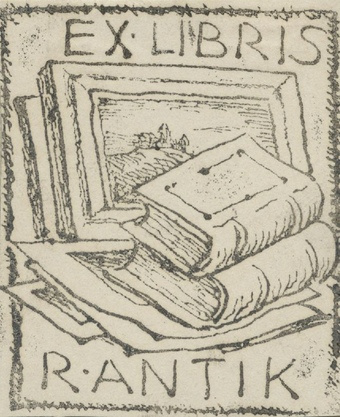 Ex libris R. Antik 