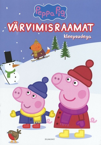 Peppa Pig värvimisraamat kleepsudega : 