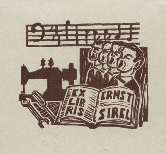 Ex libris Ernst Sirel 