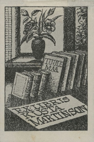 Ex libris Kusta Martinson 