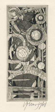 Ex libris Edgar Kuusik 80