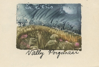 Ex libris Vally Porgasaar 