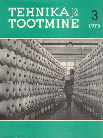 Tehnika ja Tootmine ; 3 1975-03