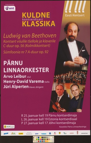 Pärnu Linnaorkester, Arvo Leibur, Henry-David Varema, Jüri Alperten 