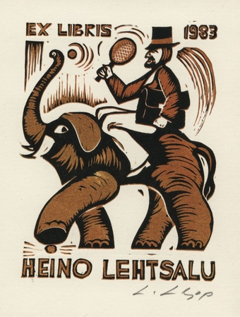 Ex libris Heino Lehtsalu  