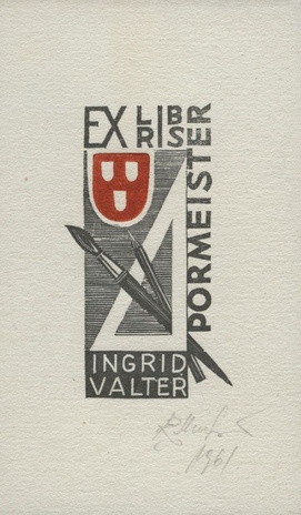 Ex libris Ingrid Valter Pormeister 