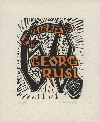 Ex libris Georg Rusi 60