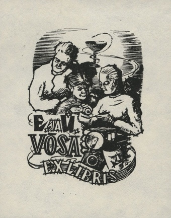 E. ja U. Võsa ex libris 