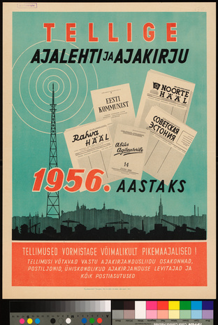 Tellige ajalehti ja ajakirju 1956. aastaks