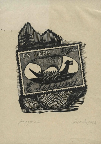 Ex libris E. Leppund 