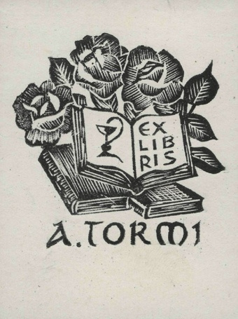 Ex libris A. Tormi 