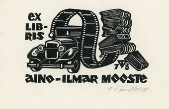 Ex libris Aino Ilmar Mooste 