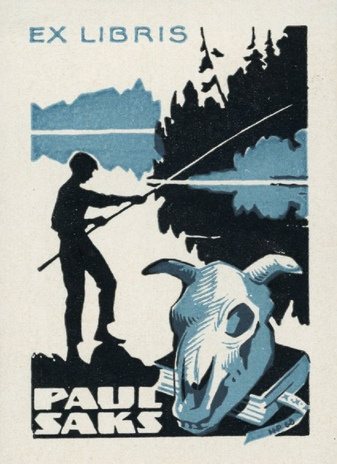 Ex libris Paul Saks 