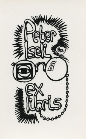 Peter Iseli ex libris 