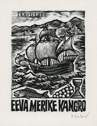 Ex libris Eeva Merike Kangro 