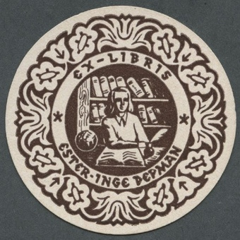 Ex-libris Ester-Inge Depman 