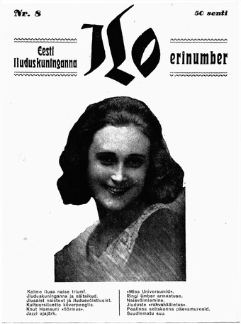 Ilo : elu, kunsti ja kultuuri ajakiri ; 8 1930