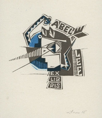 Abel Lee ex libris 