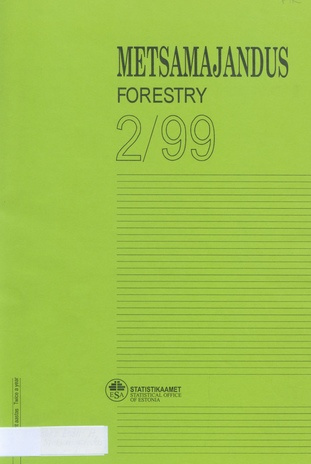 Metsamajandus = Forestry ; 2 1999-09