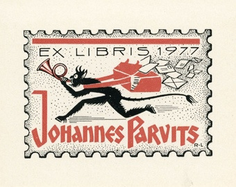 Ex libris Johannes Parvits 