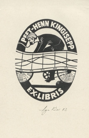 Peet-Henn Kingisepp ex libris 