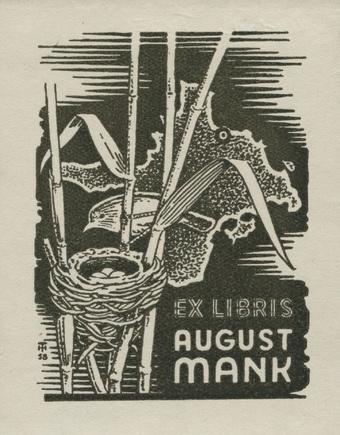 Ex libris August Mank 